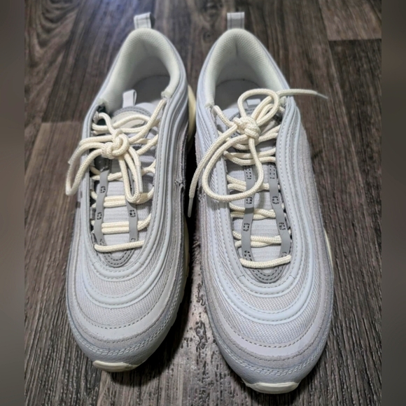 Nike Other - Nike air max 97 shoes in silver/white. Mens size 8 womens size 10